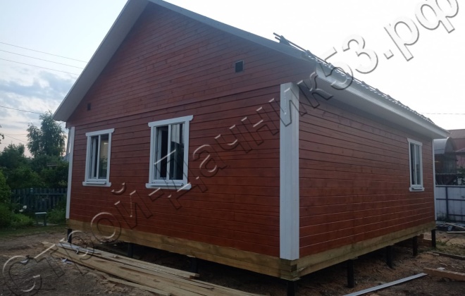 3 Брусовой дом ОД-38, 7х8м, 60М², Московской области, городской округ Домодедово, село Колычёво (8)